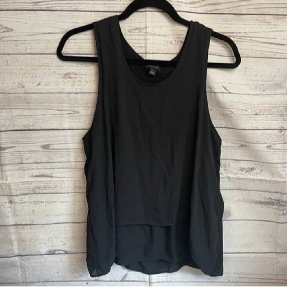 Ann Taylor Tank Top Black Sleeveless Size‎ Large